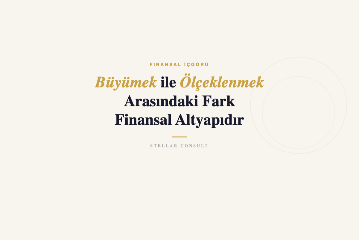 Stellar Consult blog - Buyume ve olceklenme